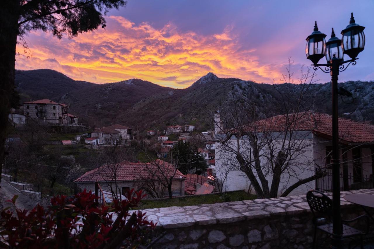 Ξενώνας Αρχοντικό Ελληνοπύργου Ellinopyrgos Buitenkant foto